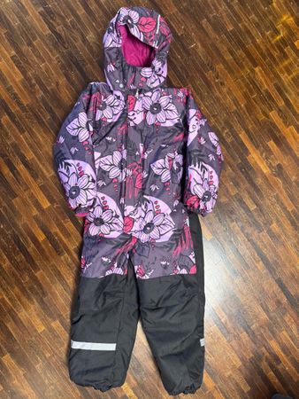 Lassie Kids Winter Snowsuit, Floral, Size 110, Excellent!