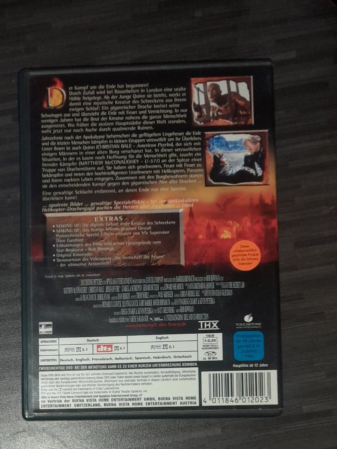 Tous les DVDs: Die Herrschaft des Feuers DVD – D'occasion à Steffisburg par FutureOne 1