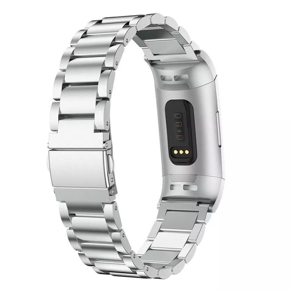 Hometrainer: Edelstahl Armband Fitbit Charge 3 / 4 – Nuovo e nell'imballaggio originale da Zürich venduto da Watch-247