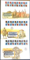 1983 -84-85 FDC - Schweden Grossbriefe Provinzwappen aus MH