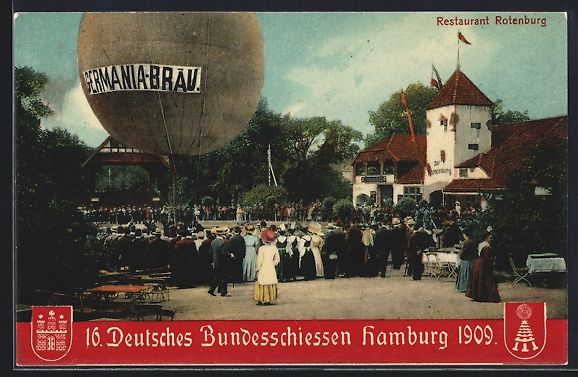 Bilder & Poster: Hamburg, 16. Deutsches Bundesschiessen 1 – Gebraucht aus Berlin von bartko-reher