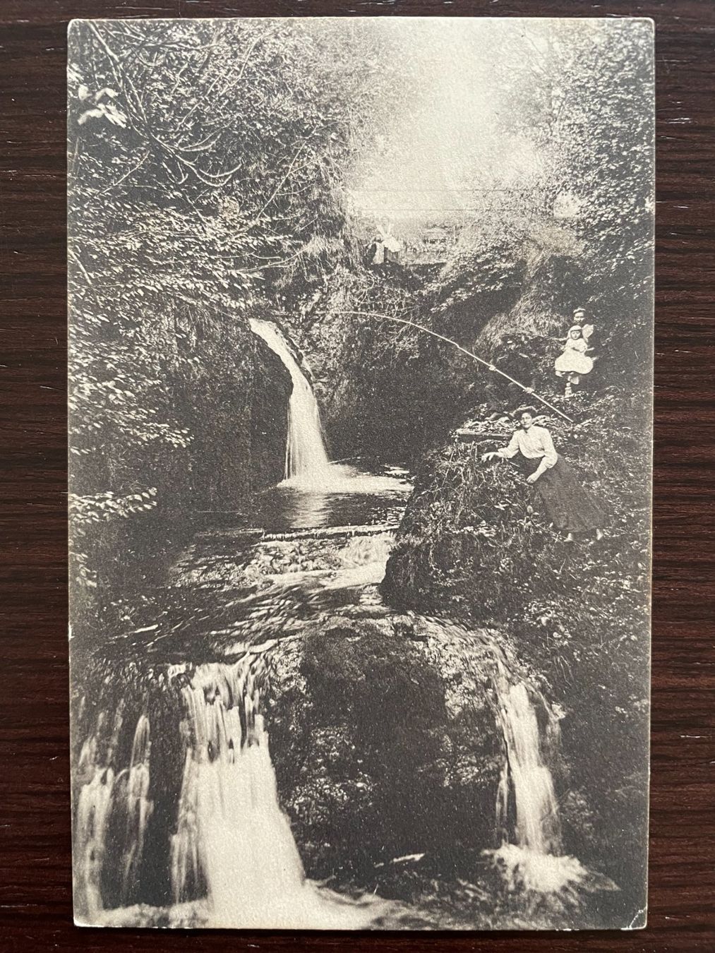 Cartoline postali: LUCELLE Les Chutes du Lac de Lucelle, animée, 1914 – Usato da Wald ZH venduto da TLILEF
