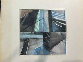abstraktes Aquarell