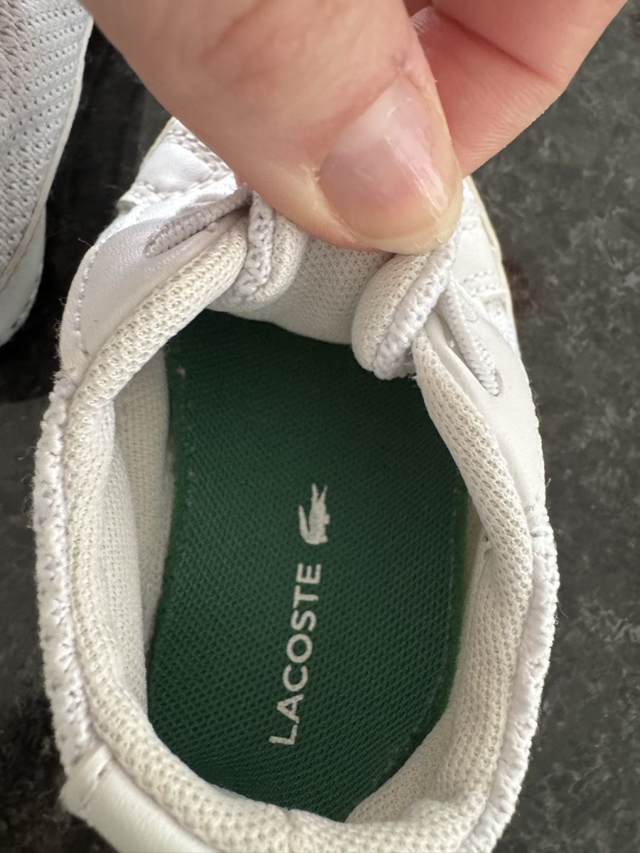 Lacoste Schuhe für Jungen: Süsse Lacoste Krabbelschuhe Gr. 18 weiss – Gebraucht aus Küsnacht ZH von ToddyGinger 4