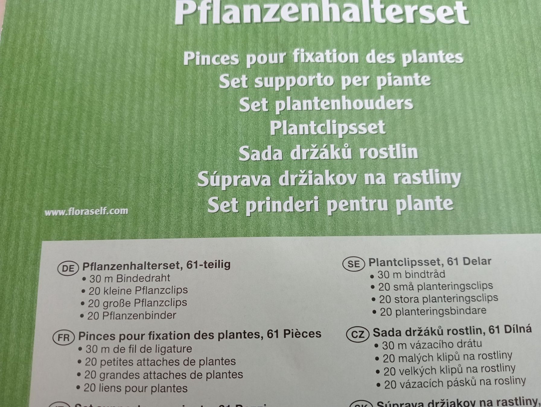Supporti a parete: Pflanzenhalterset – Nuovo e nell'imballaggio originale da Grüningen venduto da Urtica 2