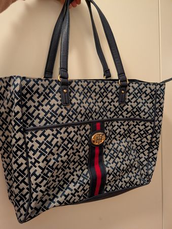 Tommy Hilfiger large new bag, demin pattern