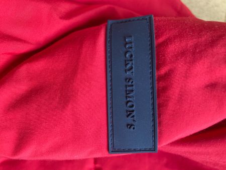 ROTE LUCKY SIMON’S STEPPJACKE MIT KAPUZE