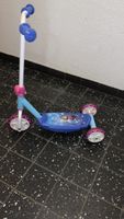 Kinderroller Frozen 3-Rad blau pink gebrauchter Zustand