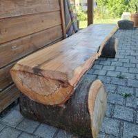 Holzbank rustikal 155 cm lang