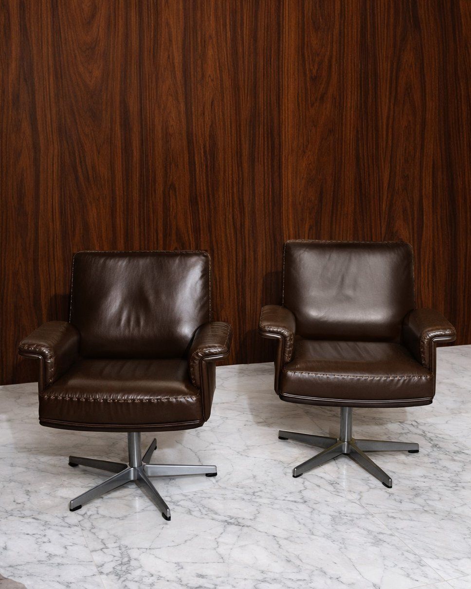 De Sede Poltrone: LOT DE 2 FAUTEUILS DS-35 – Usato da Moutier venduto da Vintage-signature
