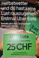 Uber Eats Gutschein 25 CHF für Neukunden