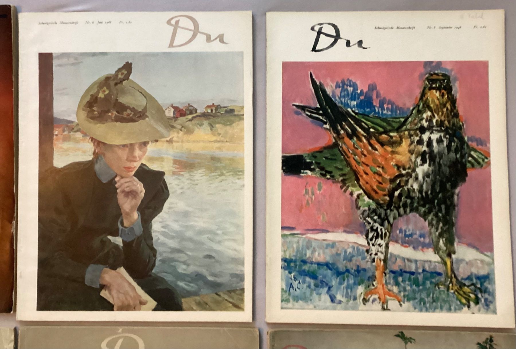 Revues & Magazines: 12 Du-Hefte 1941 bis 1953 – D'occasion à Zürich par Tolima194 2