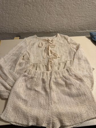 Damen Set weiss Grösse M Top Zustand