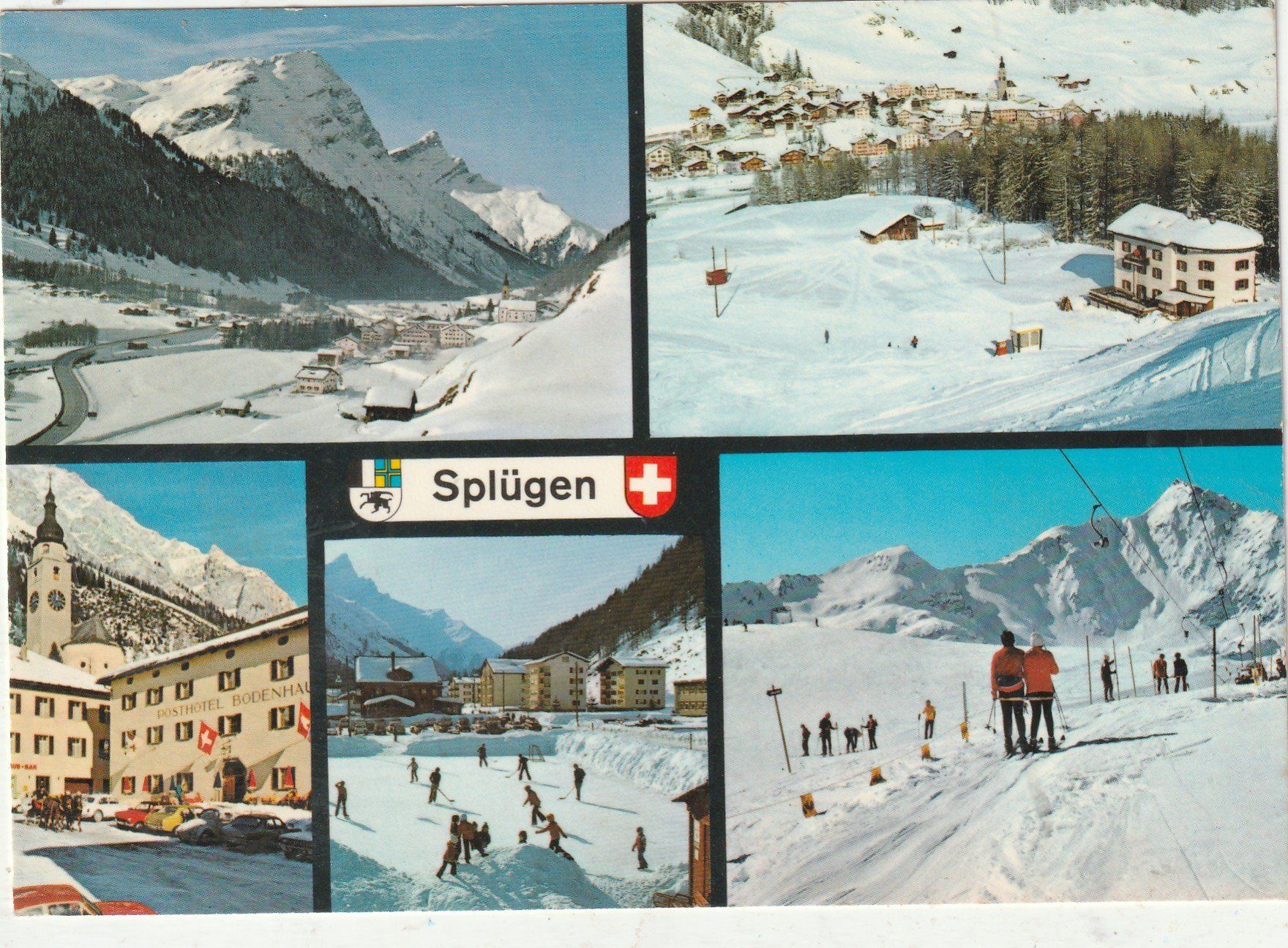 Cartoline postali: Splügen MBK – Usato da Lumbrein venduto da made02
