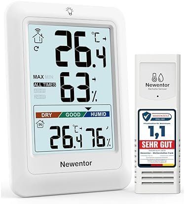 Sonstiges für Haushalt & Wohnen: MAX MIN Thermometer innen aussen 24 48 Std. alle Zeiten – Neu und originalverpackt aus Hundwil von Mr.Wong 1
