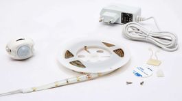 LED Lichtband flexibel 2m lang mit Bewegungsmelder Aktion