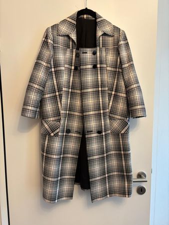 Gucci Mantel Gr.36/38, Karomuster, neuwertig