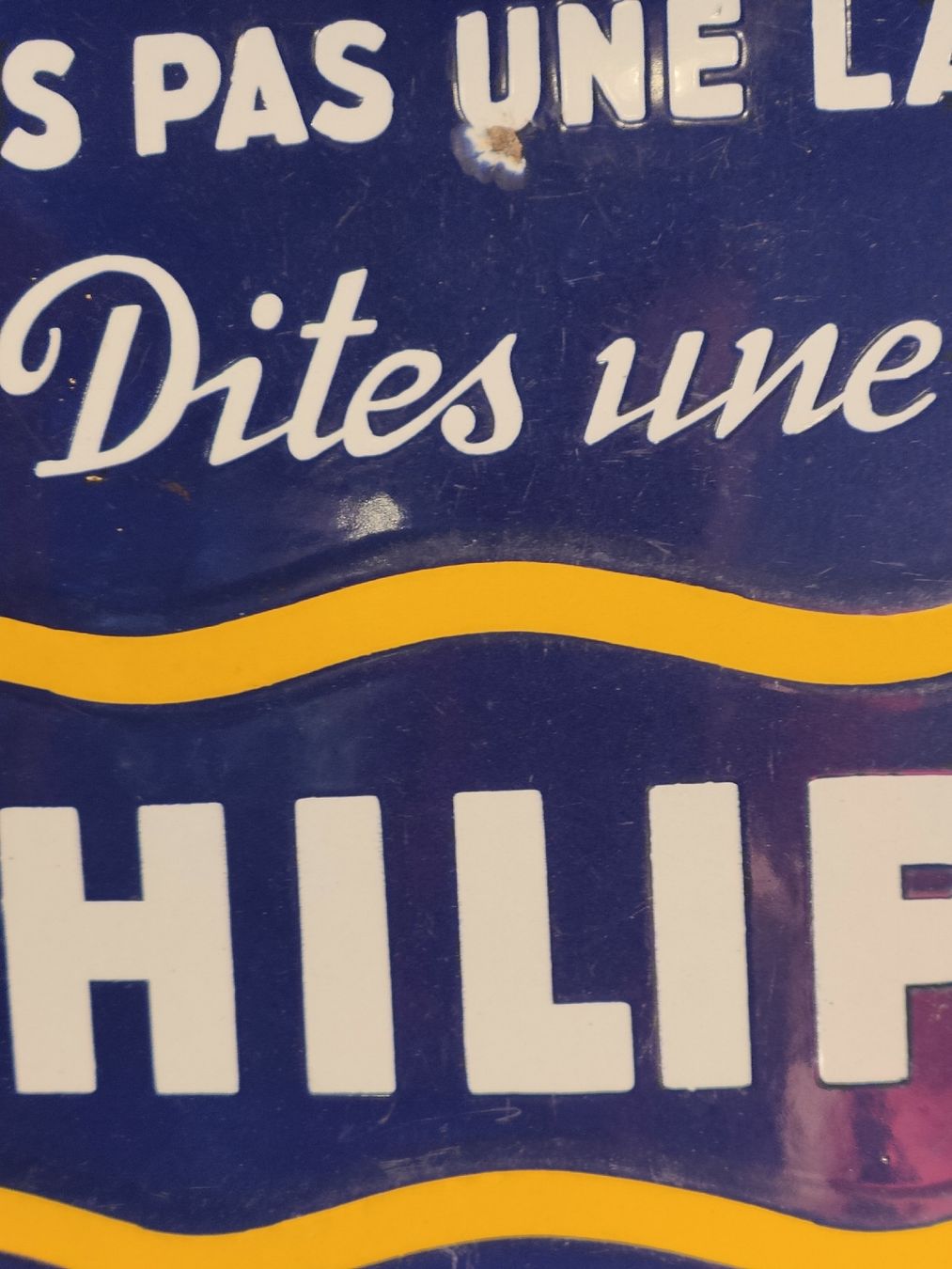 Philips Schilder: Emailschild Philips ca.1920 – Gebraucht aus Schaffhausen von b-chriss 6
