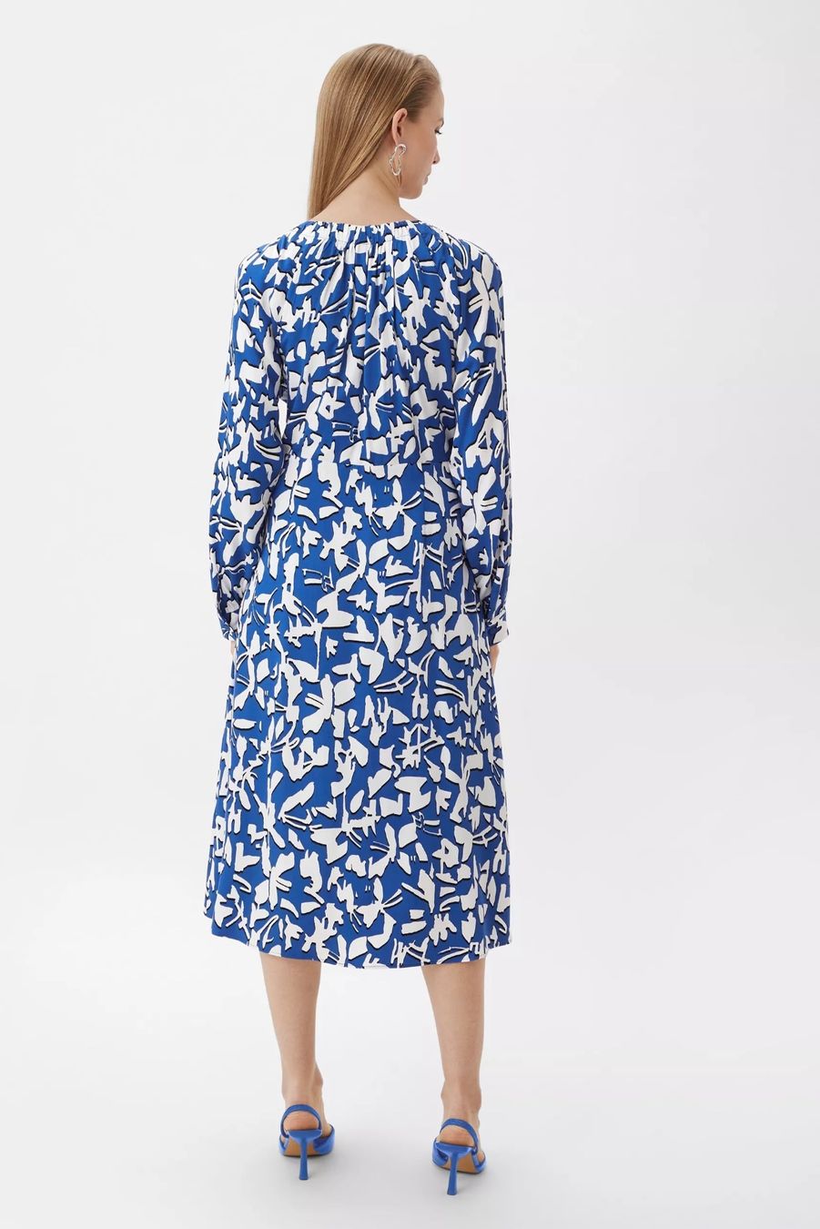 Comma Vestiti: comma FLIESSENDES MAXIKLEID MIT ALL-OVER-PRINT – Nuovo e nell'imballaggio originale da Luzern venduto da Sommer_26 3