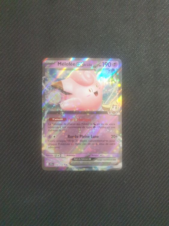 Pokémon Carte collezionabili: Carte Pokémon Mélofée EX - EV09 056/159 - FRANCAIS – Nuovo (secondo la descrizione) da Courgenay venduto da ScamBoxOff