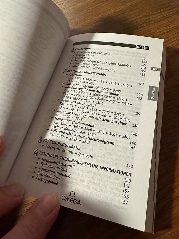 Bücher: Omega Operation Instructions – Gebraucht aus Ipsach von Besos 2