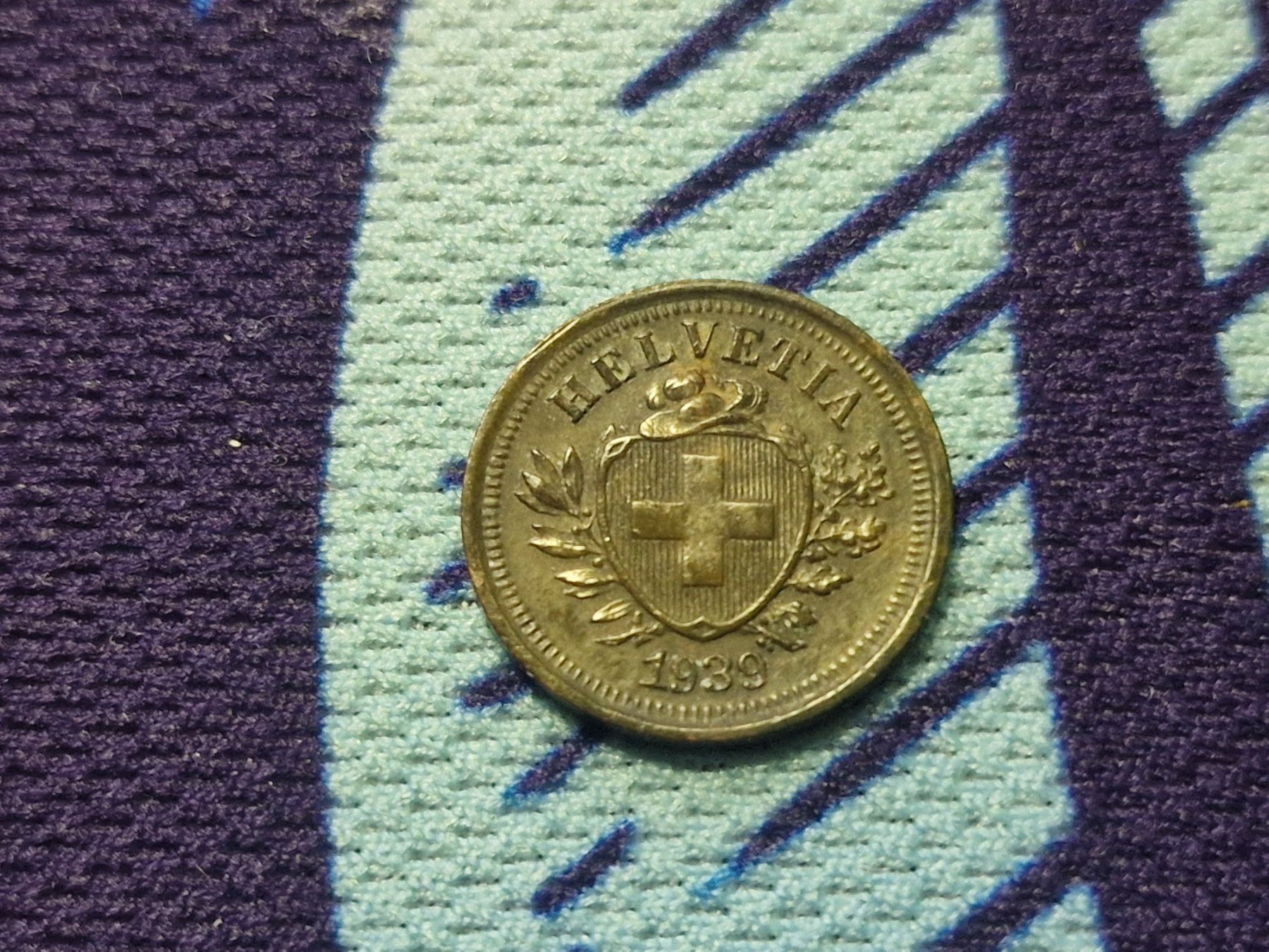 Tutti le monete: 1- Rappen 1939 selten. – Usato da Zürich venduto da Moreira01 1