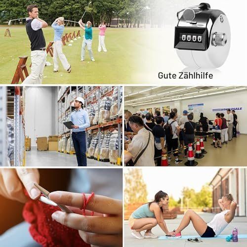 Misurare: Zähler Metall Klicker Counter 4-Stellige Personenzähler – Nuovo e nell'imballaggio originale da Hundwil venduto da Pakethase 6