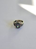 Bague en argent, Zircon, taille 61