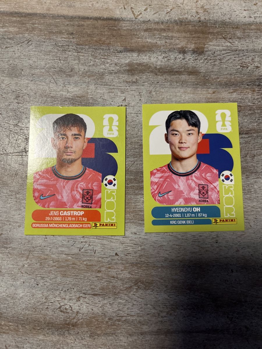 Panini Carte collezionabili: Panini WM 2026 2 Sticker KOR – Nuovo (secondo la descrizione) da Rudolfstetten venduto da Stern042 1