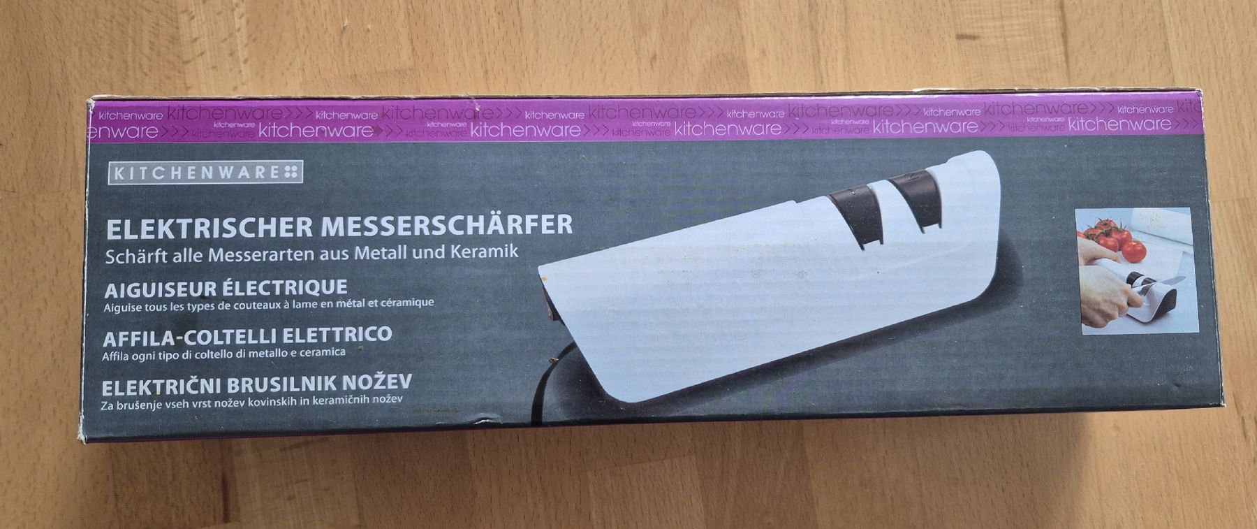 Küchenmesser: Elektrischer Messerschärfer – Neu (gemäss Beschreibung) aus Vilters von Fleiflomi