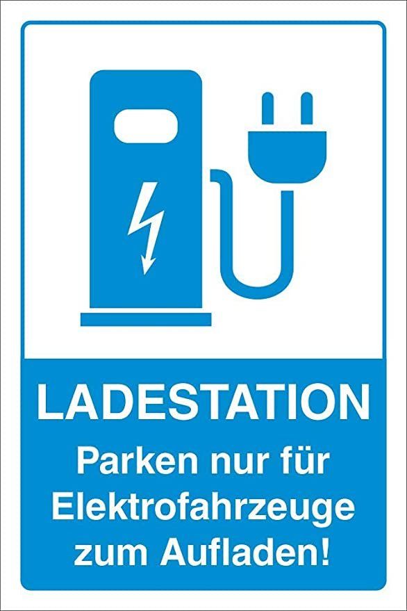 Insegne: Ladestation Parkplatz Schild 30cm x 20cm -neu- – Nuovo e nell'imballaggio originale da Igis venduto da SwisspeopleGR
