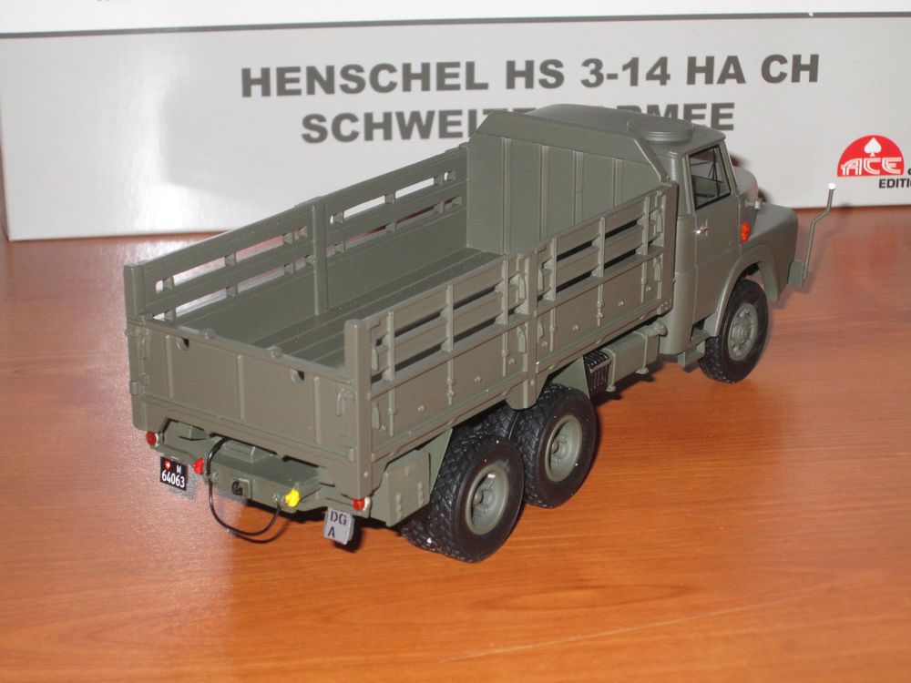 Camion Henschel HS 3-14 6x6 - Modèle Réduit 1/87 ACE Arwico - Neuf - N°885104