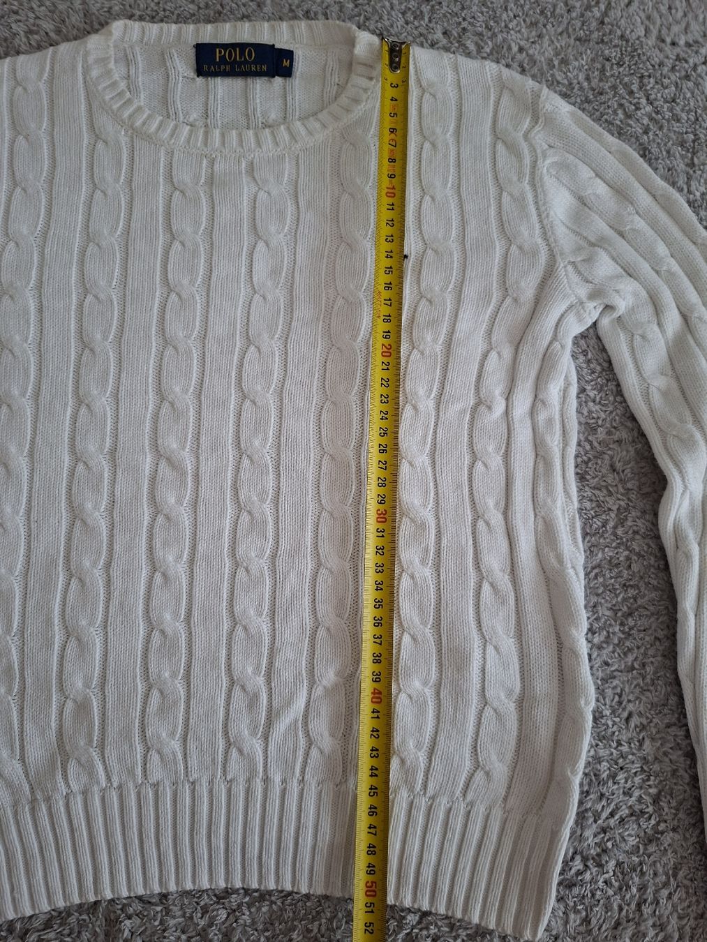 Ralph Lauren Magliette Polo: Pull Polo Ralph Lauren coton blanc taille M – Usato da Renens VD venduto da ser_j2fn 3