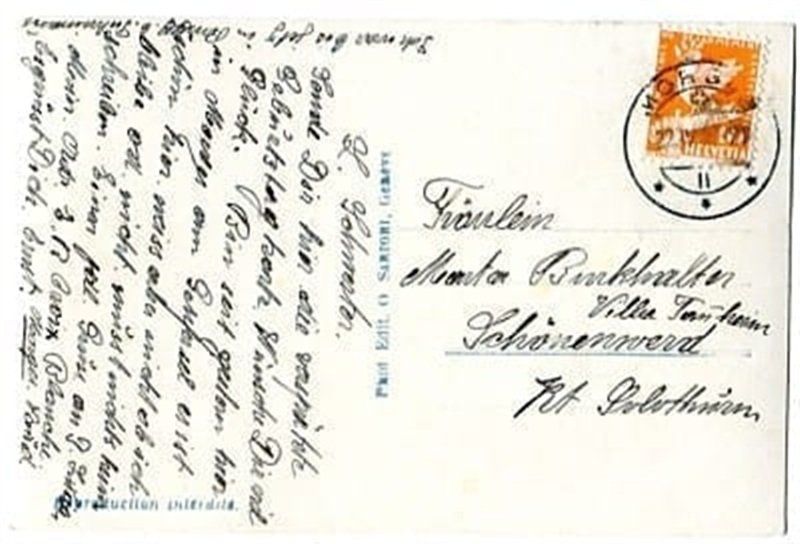 Ansichtskarten: Morges et Mont Blanc – Gebraucht aus Ottikon b.Kemptth. von Neptun1974 1