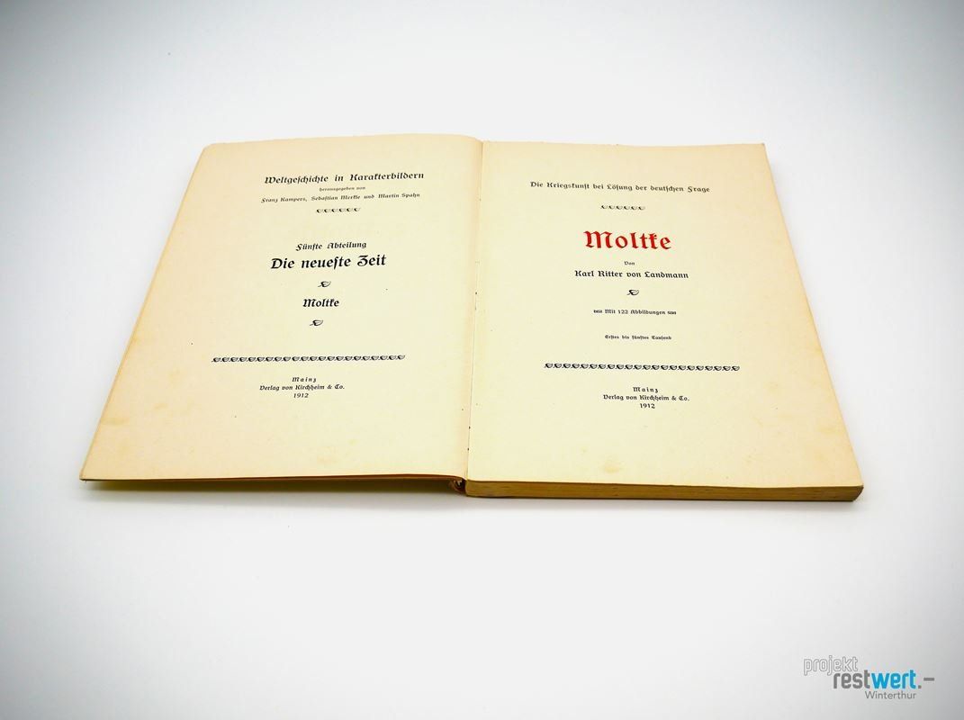Libri: KARL RITTER VON LANDMANN Moltke – Usato da Winterthur venduto da Restwert_Winterthur 2