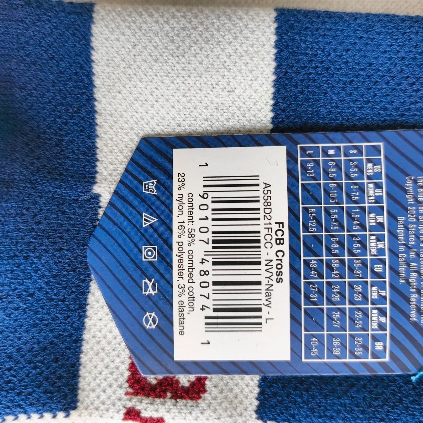 Calze: FCB Stance Socken Gr. M Neu mit Etikett – Nuovo e nell'imballaggio originale da Uitikon Waldegg venduto da PJLS1 1