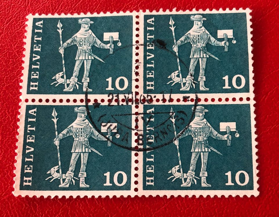 Tutti i francobolli: 4 er Block Nr.356 mit Stempel – Usato da Aarau venduto da Billa007