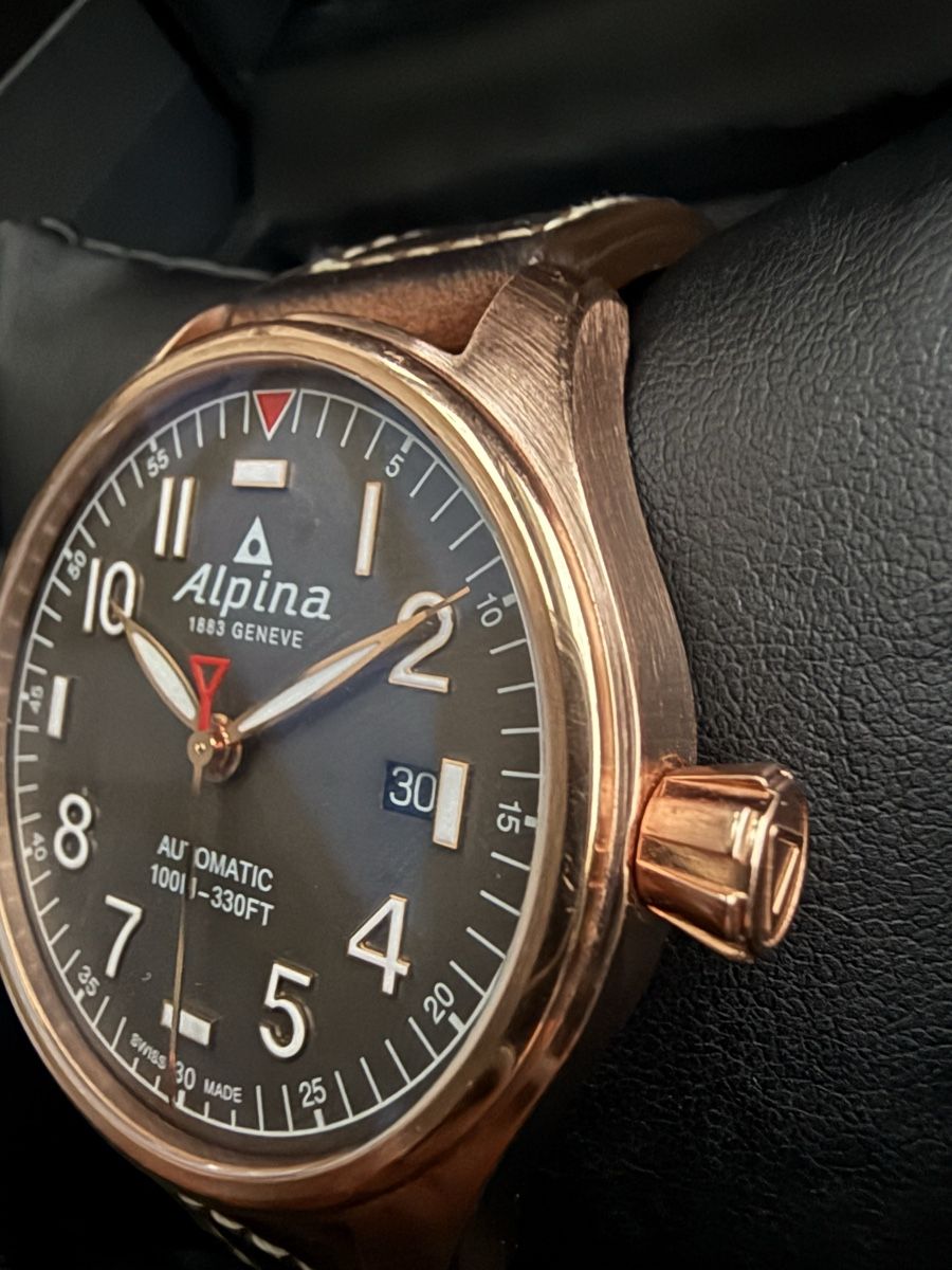 Alpina Uhren: Montre Alpina Startimer Automatic Boîtier Bronze  – Gebraucht aus Payerne von mica1980 2