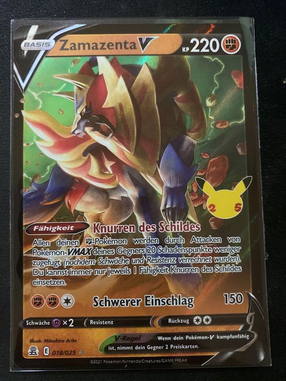 Pokemonkarte Zamazenta V | Kaufen Auf Ricardo