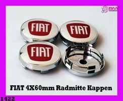 FIAT 4X60mm oder 56mm Radmitte Kappen