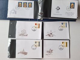 70 FDC Liechtenstein ab 1995, teilweise doppelt