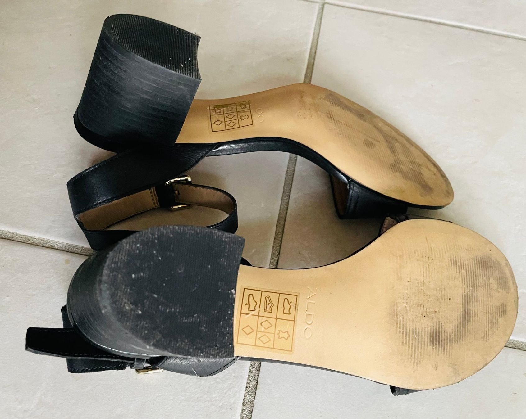 Scarpe da donna: Schwarze echt Leder Sandalen NEU – Nuovo (secondo la descrizione) da Etoy venduto da Diadefin 2
