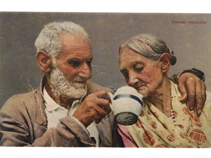 Cartoline postali: Menschen Mann Frau Liebe Poststempel 1920 – Usato da Widnau venduto da Seppl480