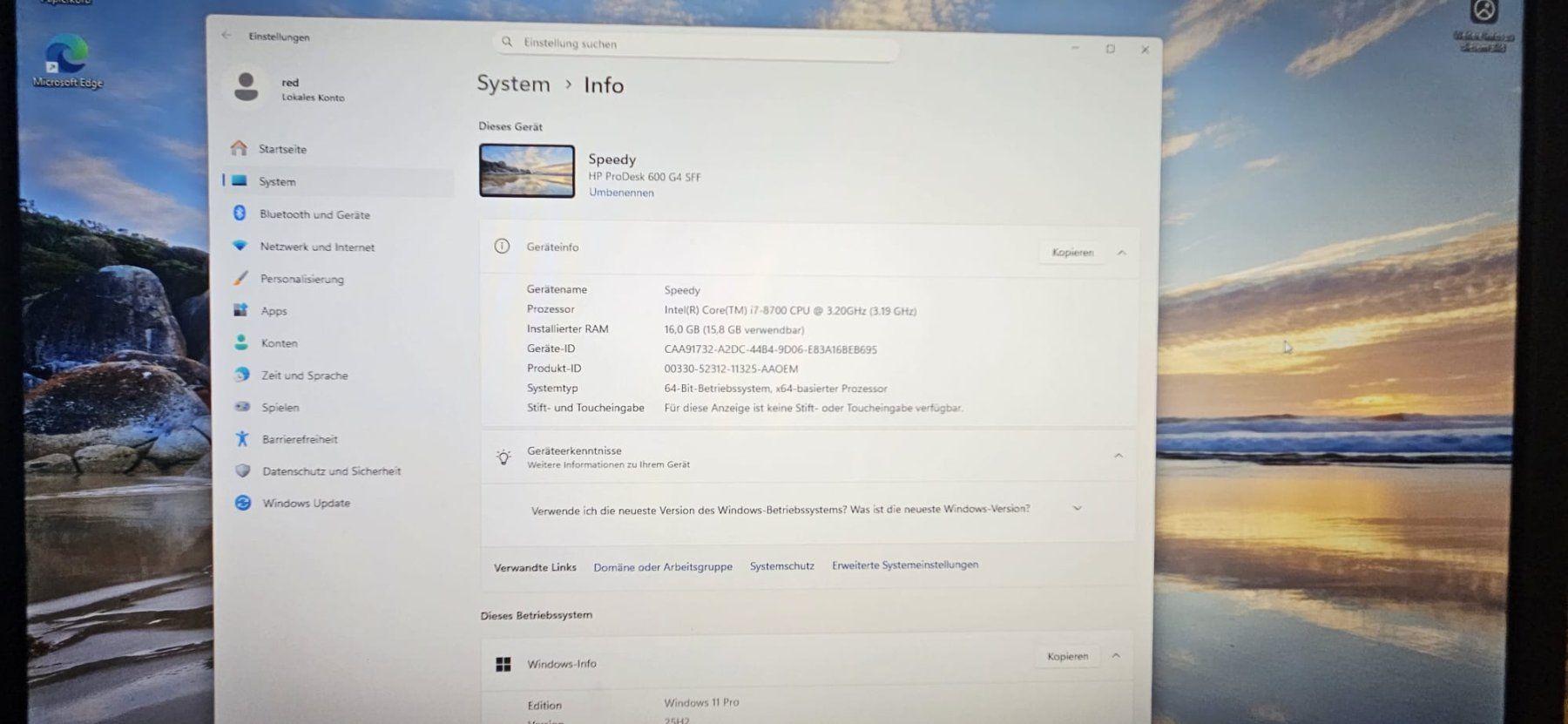 Hewlett Packard PCs: Komplett PC mit Windows 11 – Gebraucht aus Rüti ZH von WOA-Schweiz 1