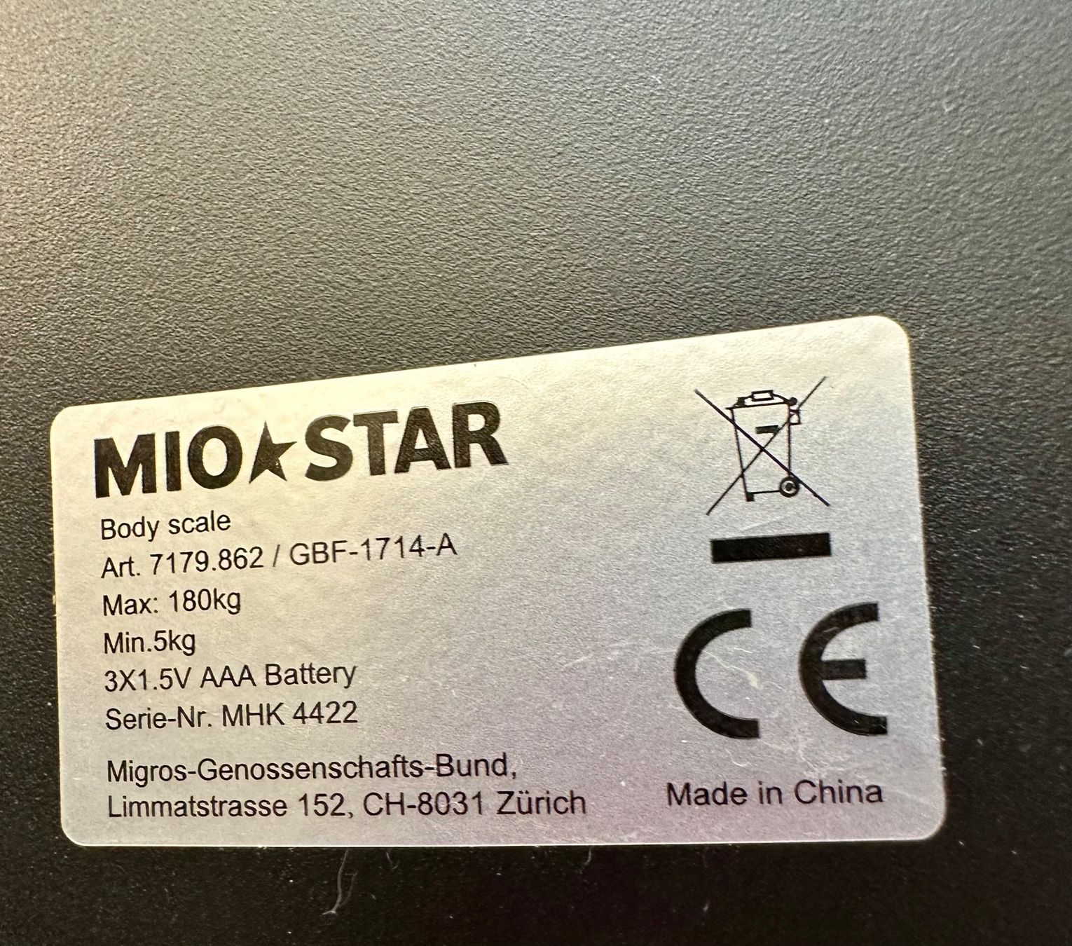Bilance pesapersone: PERSONENWAAGE AB 1.-!!! – Usato da Zürich venduto da NIKI777 5