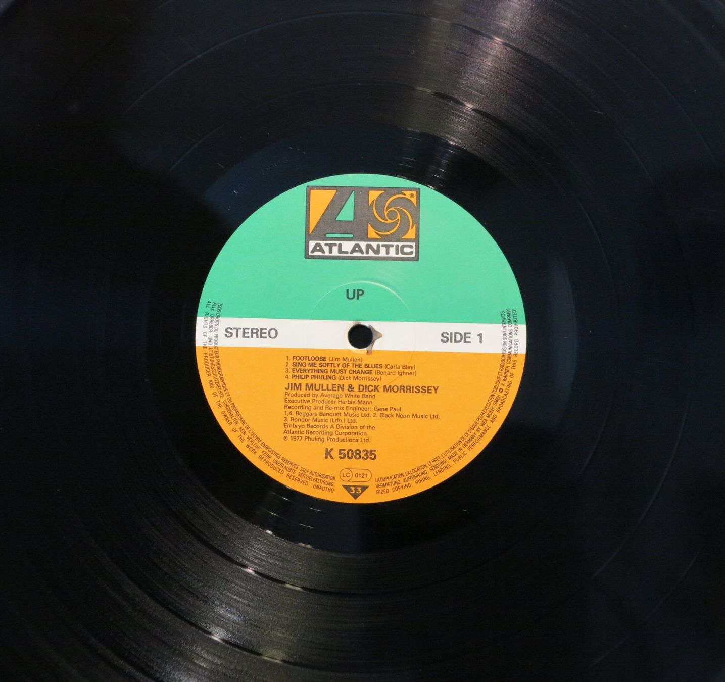 Dischi in vinile: Jim Mullen & Dick Morrissey - UP  / LP – Usato da Zürich venduto da Naim60 2