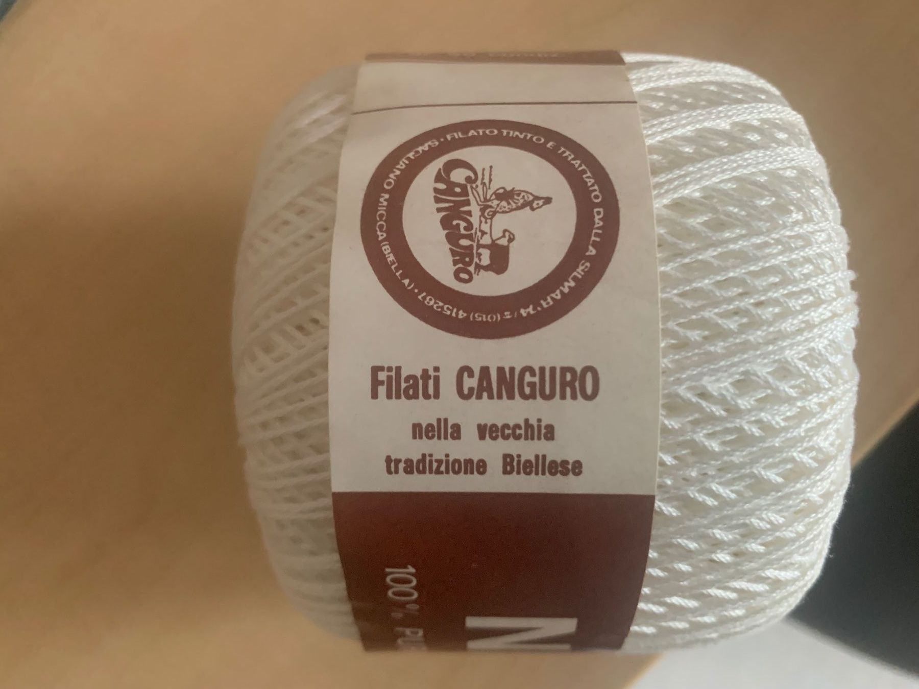 Lana: 10 KNAEUEL HAEKELGARN WEISS – Nuovo e nell'imballaggio originale da Embrach venduto da korbflechter49 2