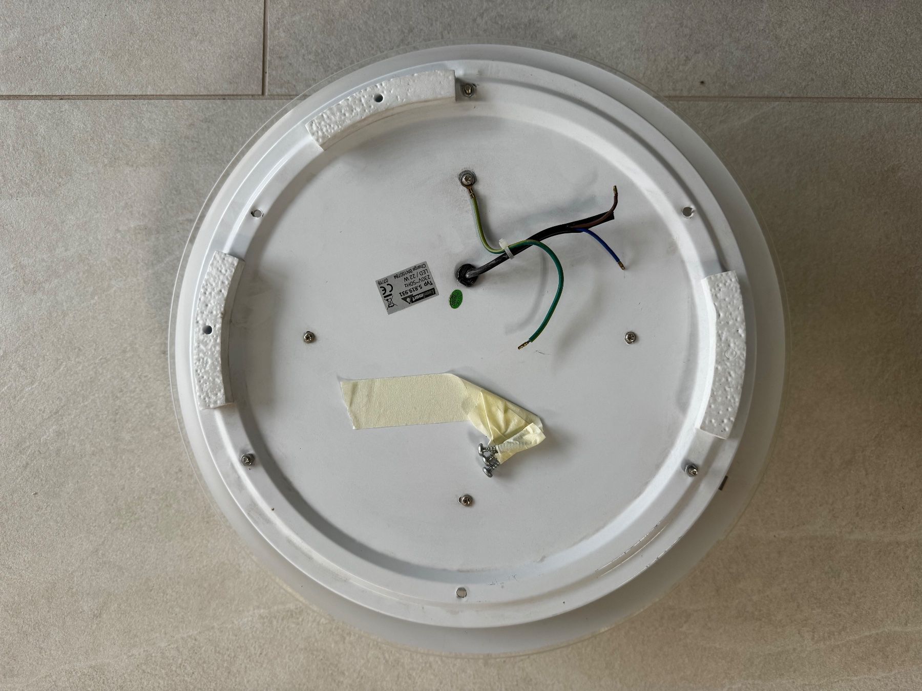 Lampadari & plafoniere: Schöne Deckenlampe, Glaslampe mit Sternmuster, Top! – Usato da Spreitenbach venduto da mona.elalfy 2