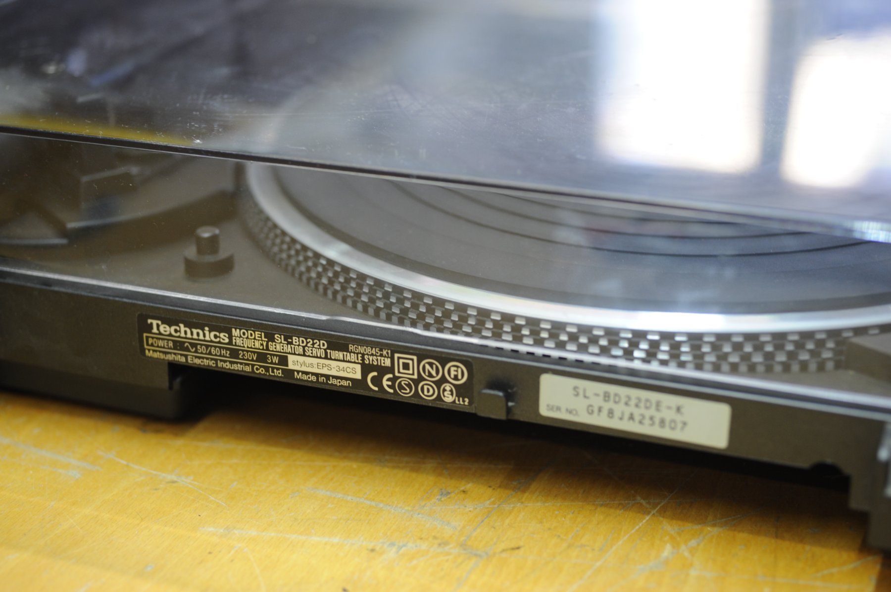 Tourne-disques: Platine Vinyle Technics SL-BD22D – D'occasion à Etagnières par emmaus.electro 3
