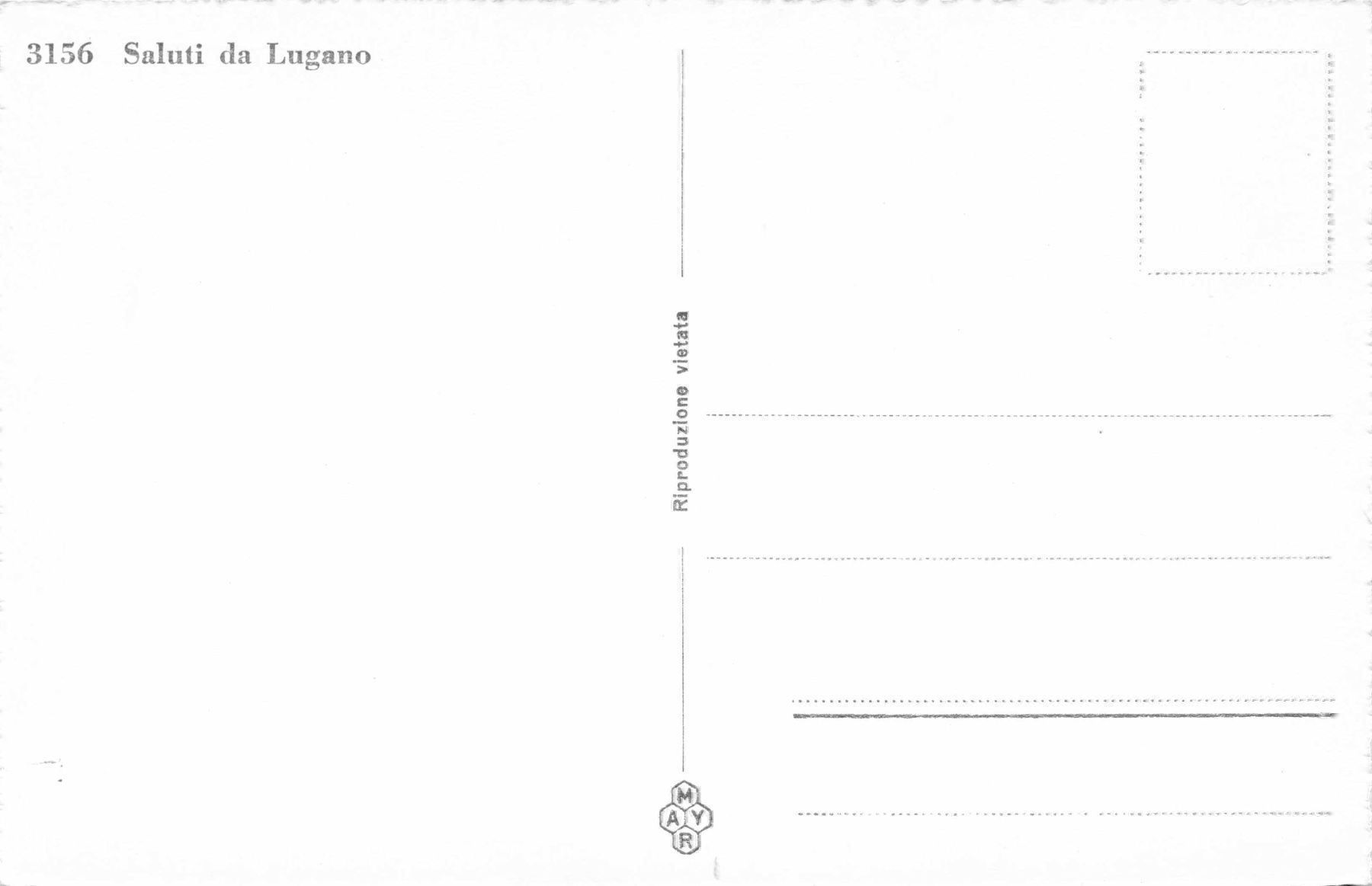 Ansichtskarten: Lugano – Gebraucht aus Biasca von Blenio71 1
